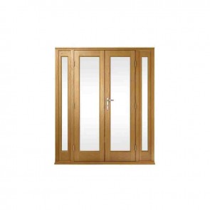 P10 Oak French D & Side | Chislehurst Doors