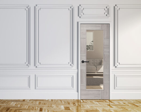 Internal Laminate White Grey Ravenna with Clear Glass - Image 2