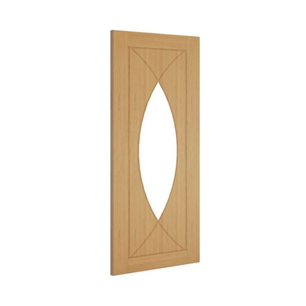 Amalfi Prefinished Internal Oak Door with Glass - Image 2
