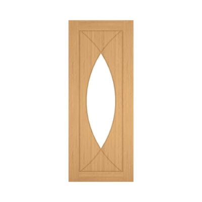 Amalfi Prefinished Internal Oak Door with Glass