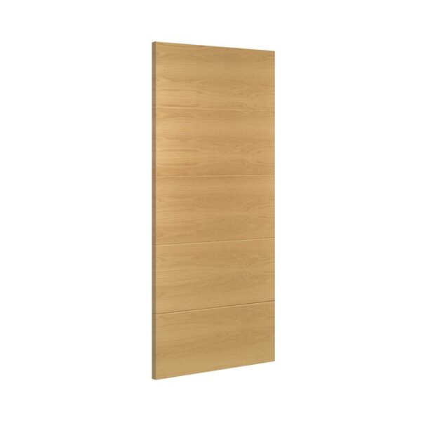 Augusta Prefinished Oak Internal FD30 Fire Door with Glass - Image 2