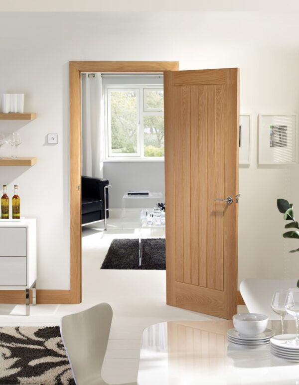 Internal Oak Pre-Finished Suffolk Original Fire Door - Image 3