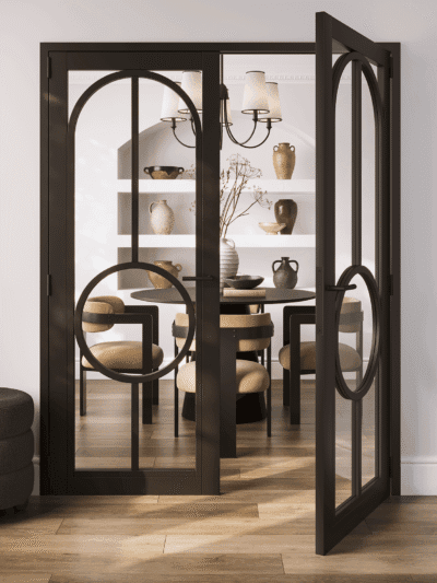 Black Bowery Clear Glazed