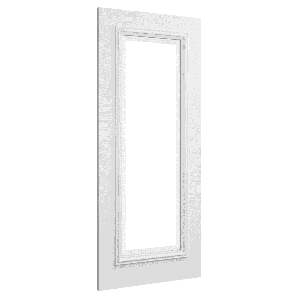 Blenheim White Internal Door with Glass - Image 2