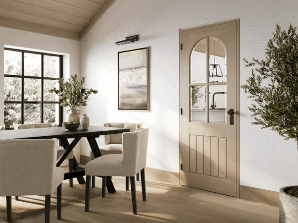 Blonde Oak Mexicano Arched Square Top Glazed