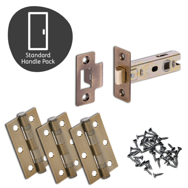 Oglio Standard Door Handle Pack with 65mm Latch - Image 2