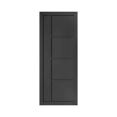Brixton Prefinished Black Industrial Internal Door