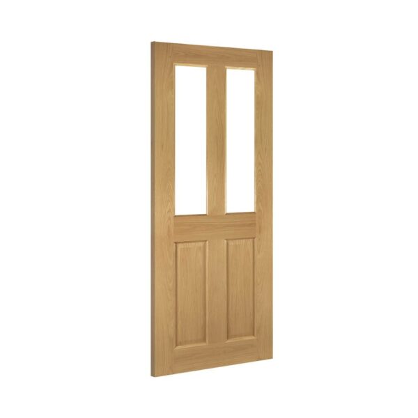 Bury Prefinished Oak Internal FD30 Fire Door with Glass - Image 2