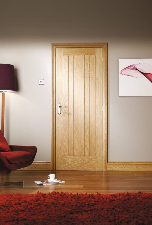 Internal Oak Pre-Finished Suffolk Original Fire Door - Image 4