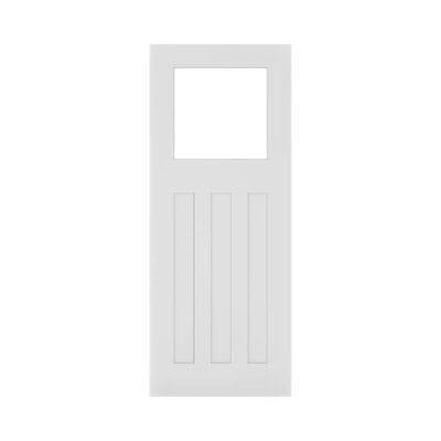 Cambridge White Internal Door with Glass