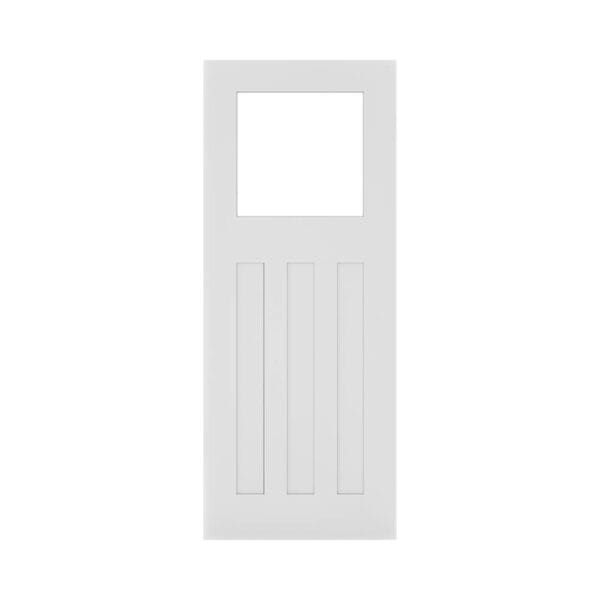 Cambridge White Internal Door with Glass