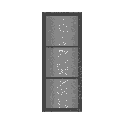 Camden Prefinished Black Industrial Internal Door with Tinted Glass