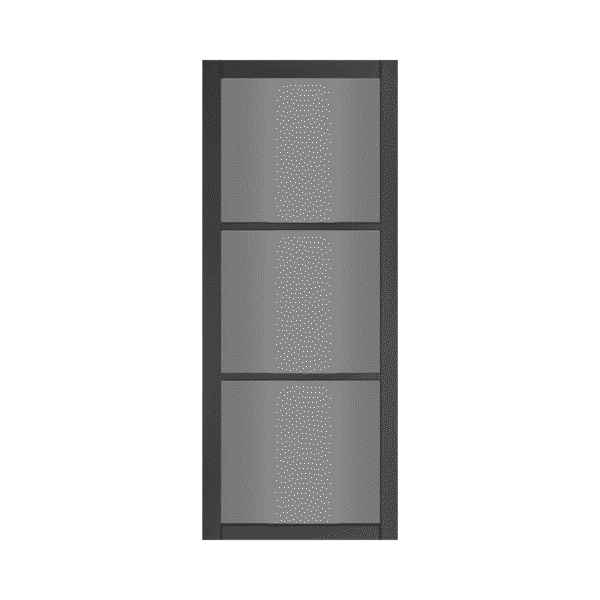 Camden Prefinished Black Industrial Internal Door with Tinted Glass