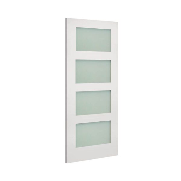 Coventry White Internal Door with Frosted Glass - Image 2