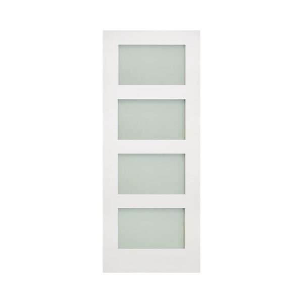 Coventry White Internal Door with Frosted Glass