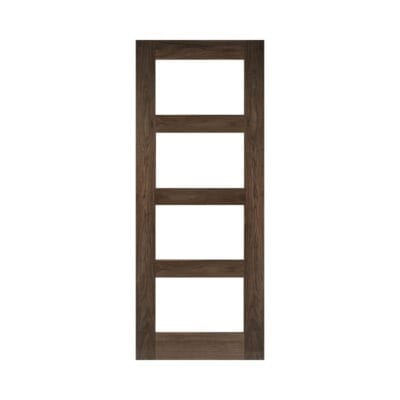 Coventry Prefinished Internal Walnut Door with Glass