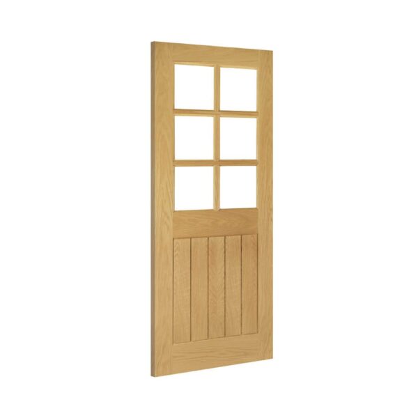 Cadiz Prefinished Internal Oak FD30 Fire Door - Image 2
