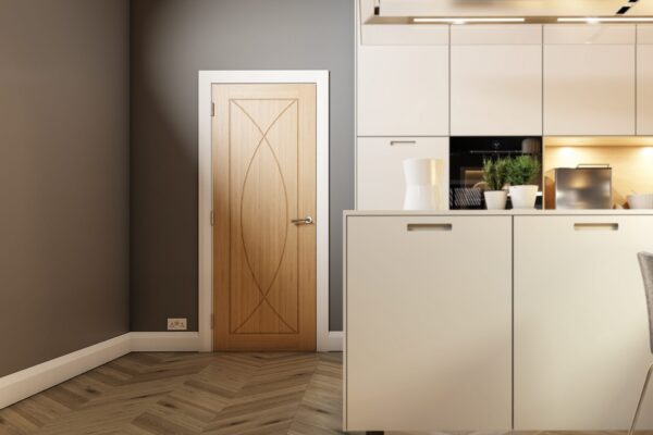 Amalfi Prefinished Oak Internal FD30 Fire Door - Image 3