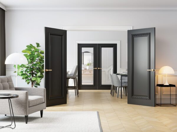 Blenheim Prefinished Black Internal FD30 Fire Door - Image 3