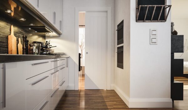 Ely White Internal FD30 Fire Door - Image 5
