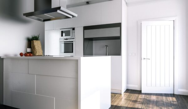 Ely White Internal FD30 Fire Door - Image 3