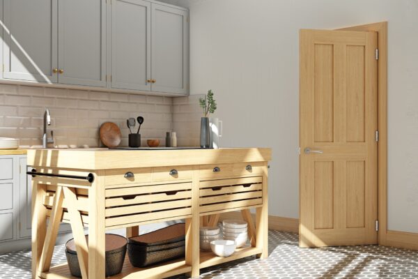 Eton Unfinished Internal Oak Door - Image 2