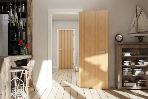 Galway Unfinished Oak Internal FD30 Fire Door - Image 3