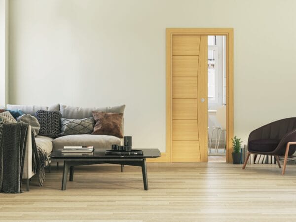 Pamplona Prefinished Oak Internal FD30 Fire Door - Image 4