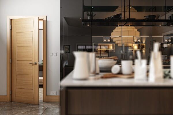 Pamplona Prefinished Oak Internal FD30 Fire Door - Image 3