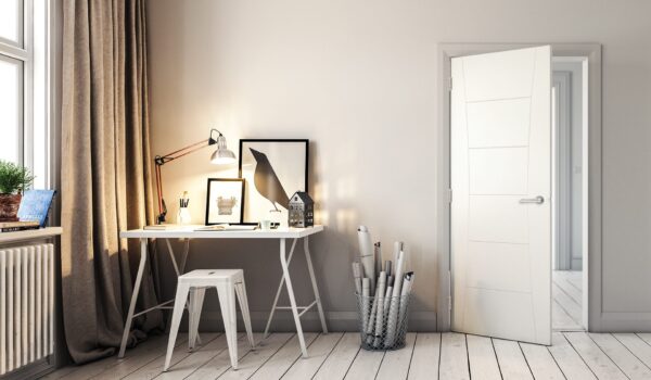 Pamplona White Internal Door - Image 3