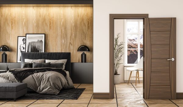 Pamplona Prefinished Internal Walnut Door - Image 2