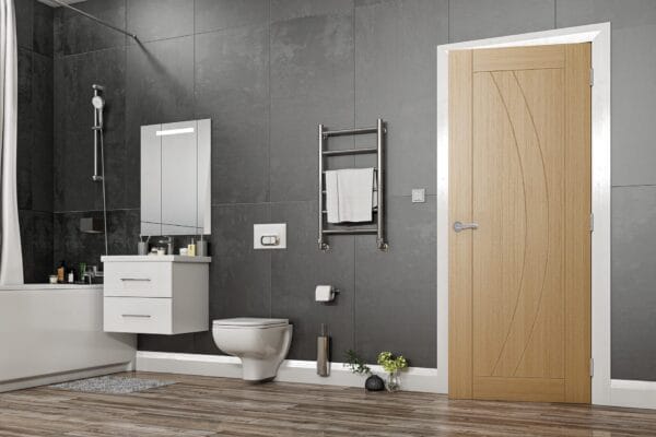 Ravello Prefinished Oak Internal FD30 Fire Door - Image 3