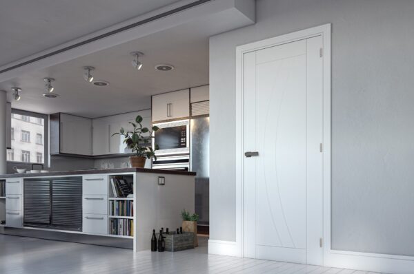 Ravello White Internal FD30 Fire Door - Image 3