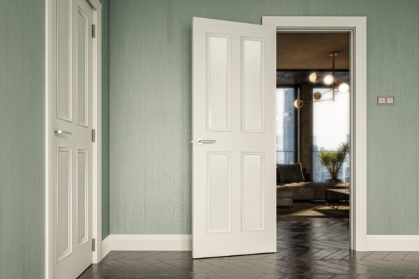 Rochester White Internal FD30 Fire Door - Image 3