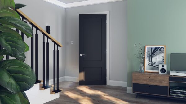 Sandringham Prefinished Black Internal Door - Image 3
