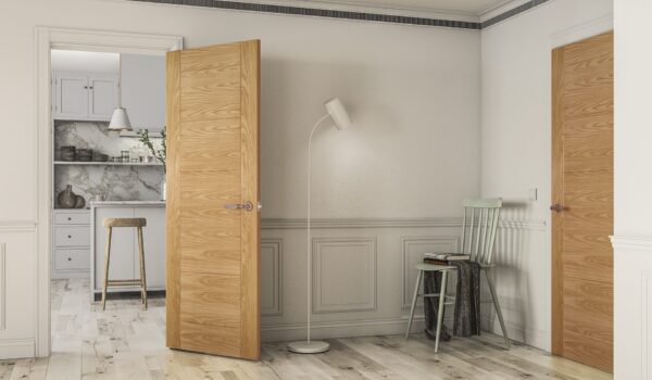 Seville Prefinished Oak Internal FD30 Fire Door - Image 5