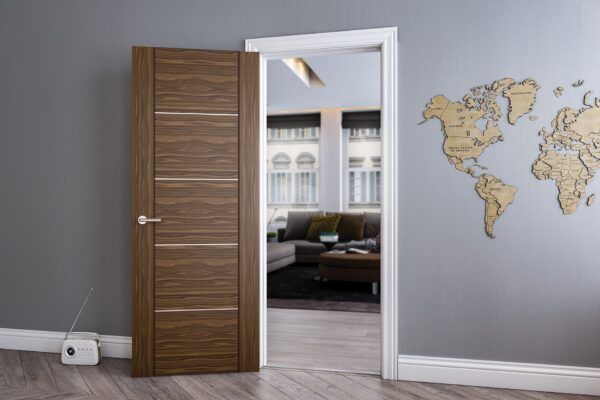 Valencia Prefinished Internal Walnut Door - Image 3
