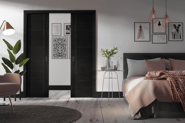 Flusso Pocket Door Set Double