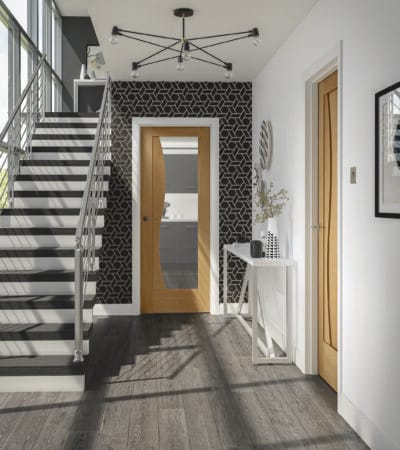 Internal Oak Emilia with Clear Glass