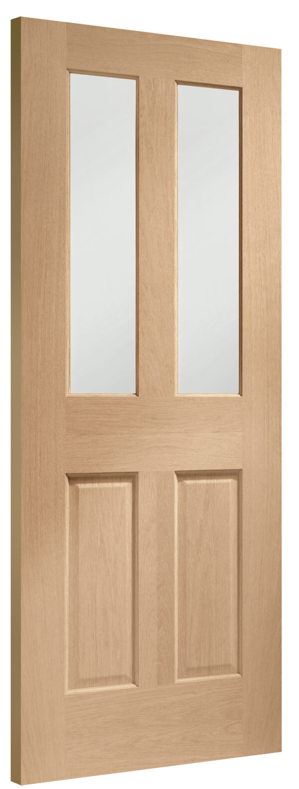 Internal Oak Malton Door with Clear Bevelled Glass - Image 3