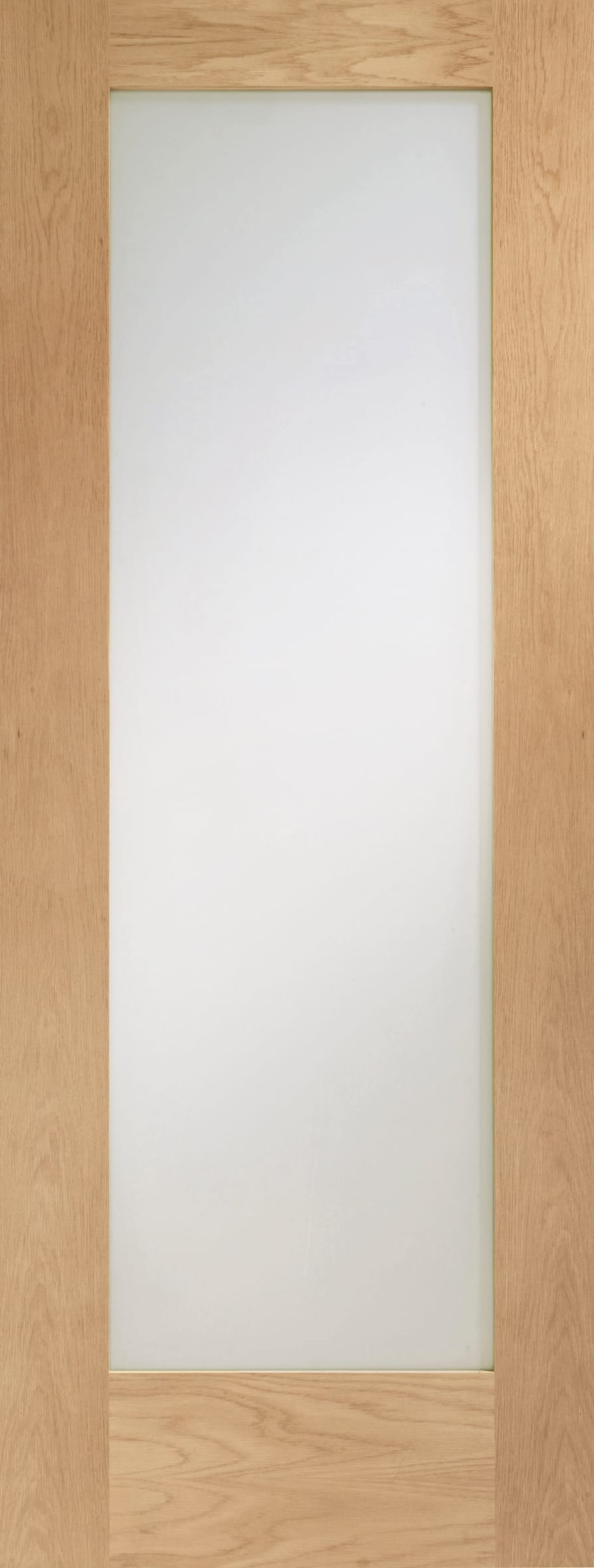 Internal Oak Pattern 10 Door with Clear Glass - Image 2