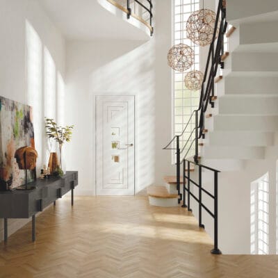 Internal White Primed Altino with Clear Glass