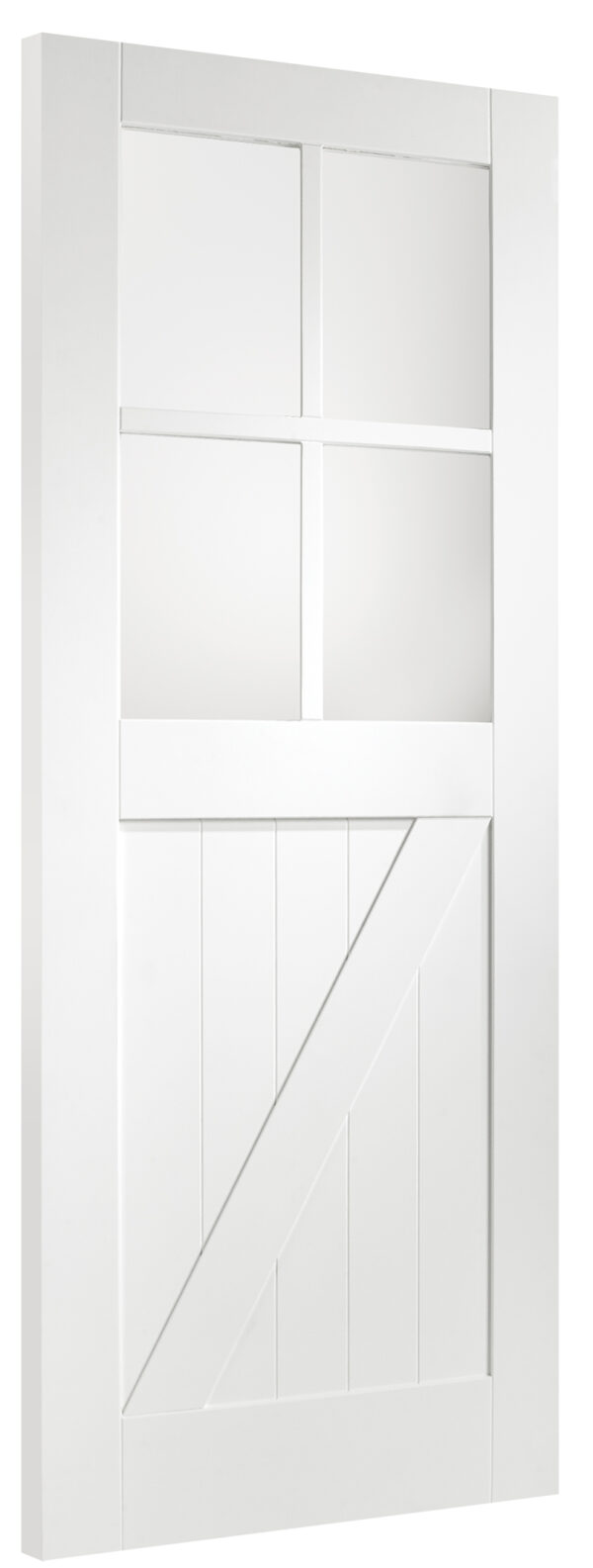 Internal White Primed Cottage with Clear Glass - Image 3