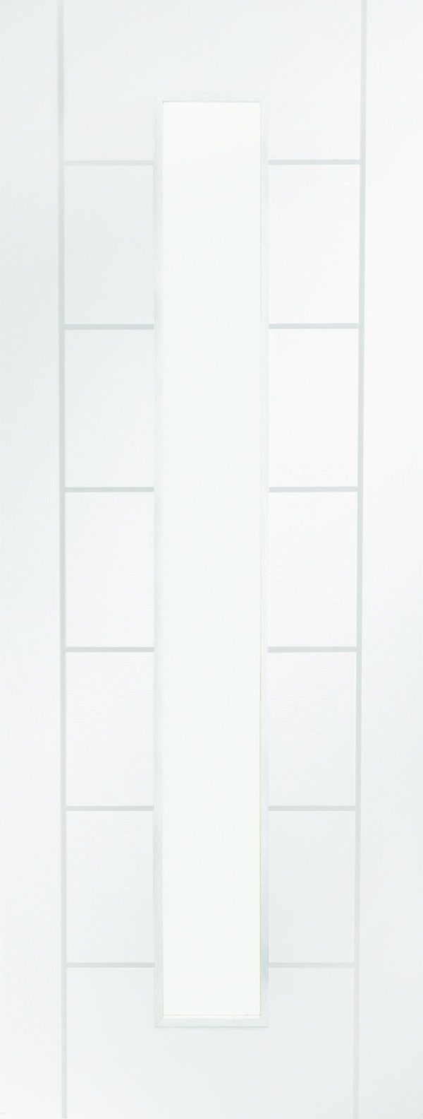 Palermo 1 Light Internal White Primed Door with Clear Glass - Image 2