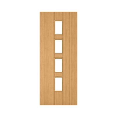 Galway Unfinished Oak Internal FD30 Fire Door with Glass