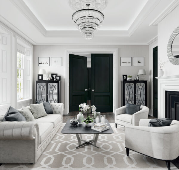 Internal Oak Andria with Raised Mouldings - Image 5