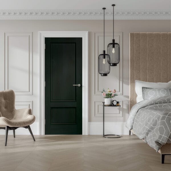 Internal Oak Andria with Raised Mouldings Fire Door