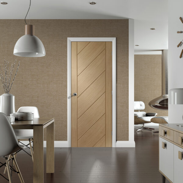 Internal Oak Monza Fire Door - Image 2