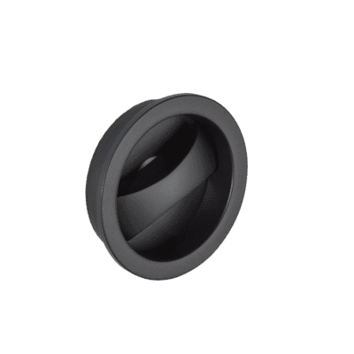 Ironmongery Aries Matt Black Pocket Door Privacy Handle