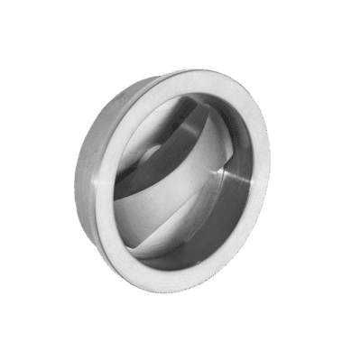 Ironmongery Aries Satin Chrome Tone Pocket Door Privacy Handle